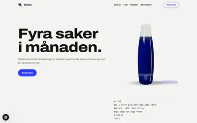 Sk&auml;rmbild fr&aring;n webbplatsen f&ouml;r S&auml;llan